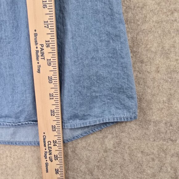 Old Navy Embroidered Chambray Sleeveless Top Size S - Picture 6 of 7